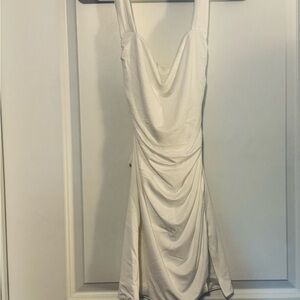 Selfie Leslie Ivory Backless Dress